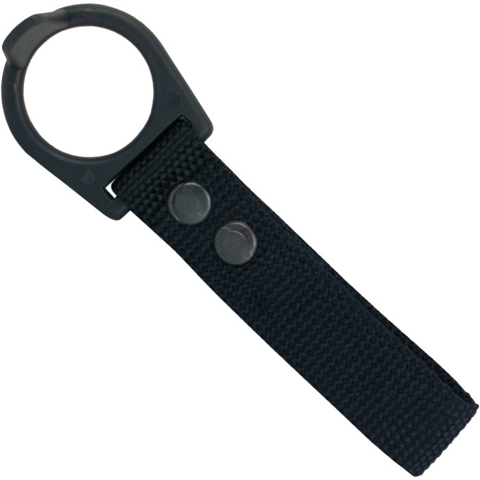 Haller belt holder for tonfa, black plastic